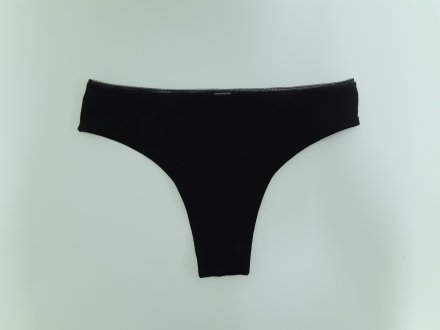 Laura Biagiotti dámské bavlněné brasilské kalhotky  92076 černé